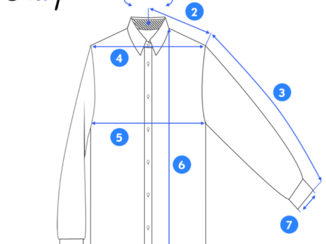 What do men's dress shirt measurements mean