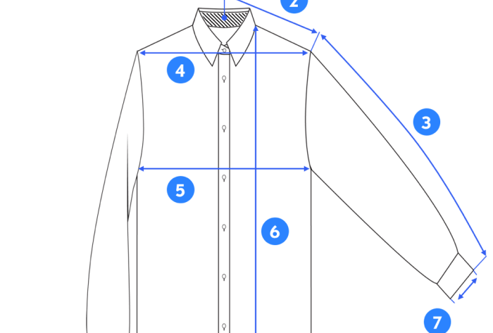 What do men's dress shirt measurements mean