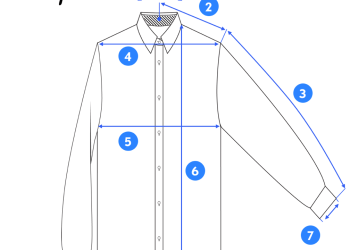 What do men's dress shirt measurements mean