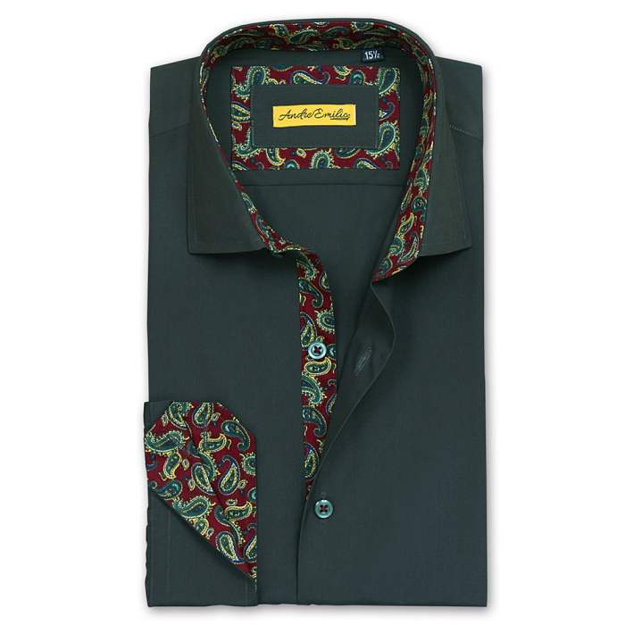 Green dress shirt mens outfit