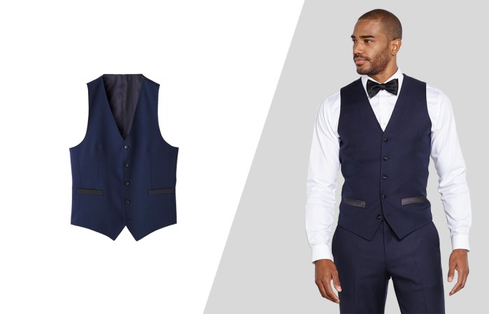 Mens dress shirt vest