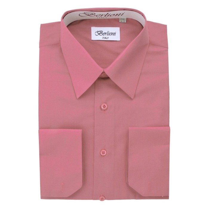 Rose dress shirt mens