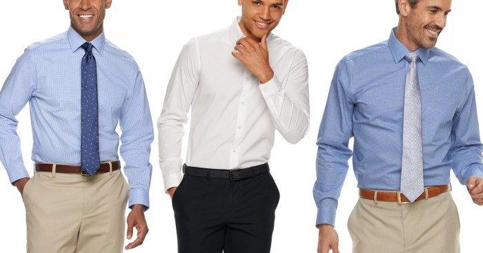 Kohls mens white short sleeve dress shirts