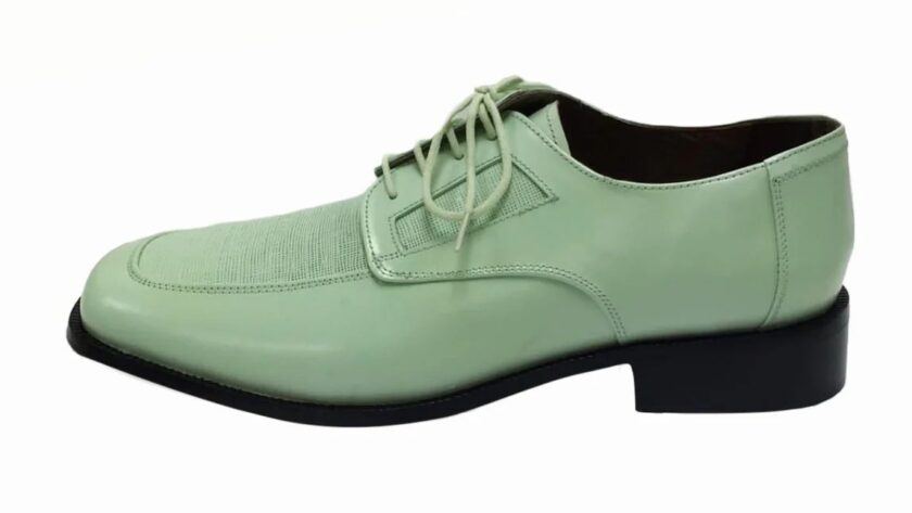 Mint green dress shoes mens