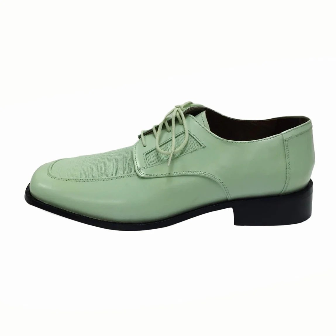 Mint green dress shoes mens