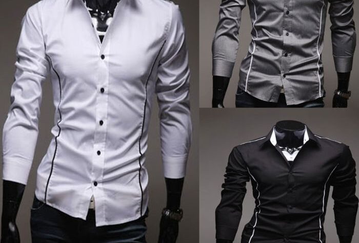 Designer mens dress shirts