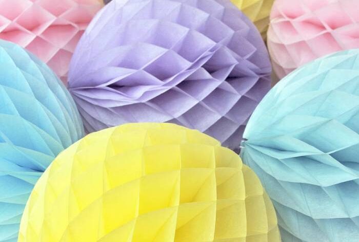 How to make a tissue ball decoration