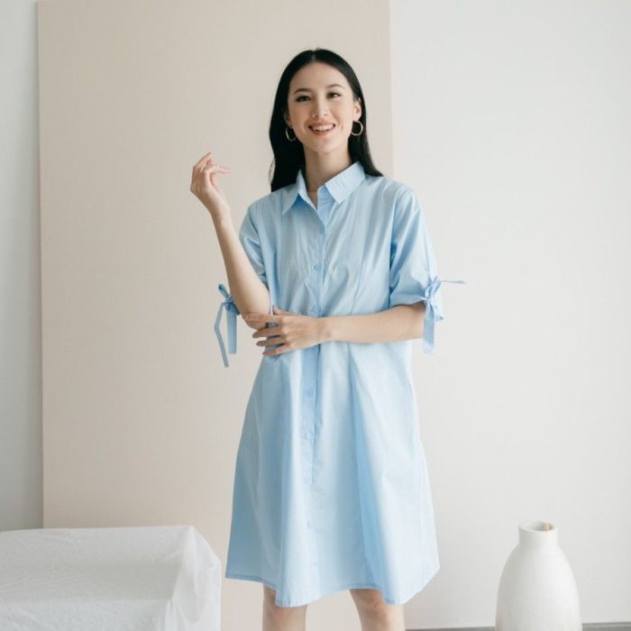 Shirt dress women's clothing