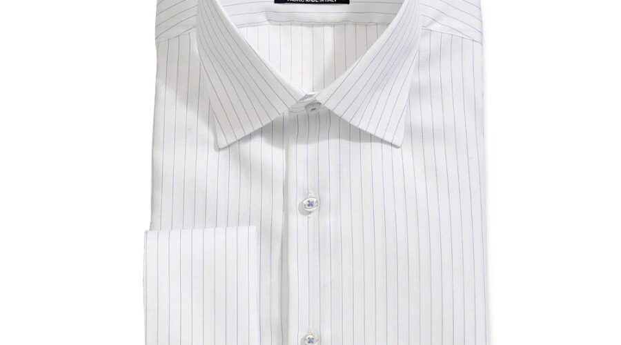 Pinstripe dress shirts for men